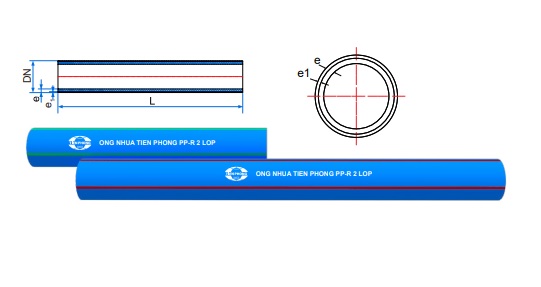 Ống PP-R 2 lớp chống UV theo DIN 8077&8078